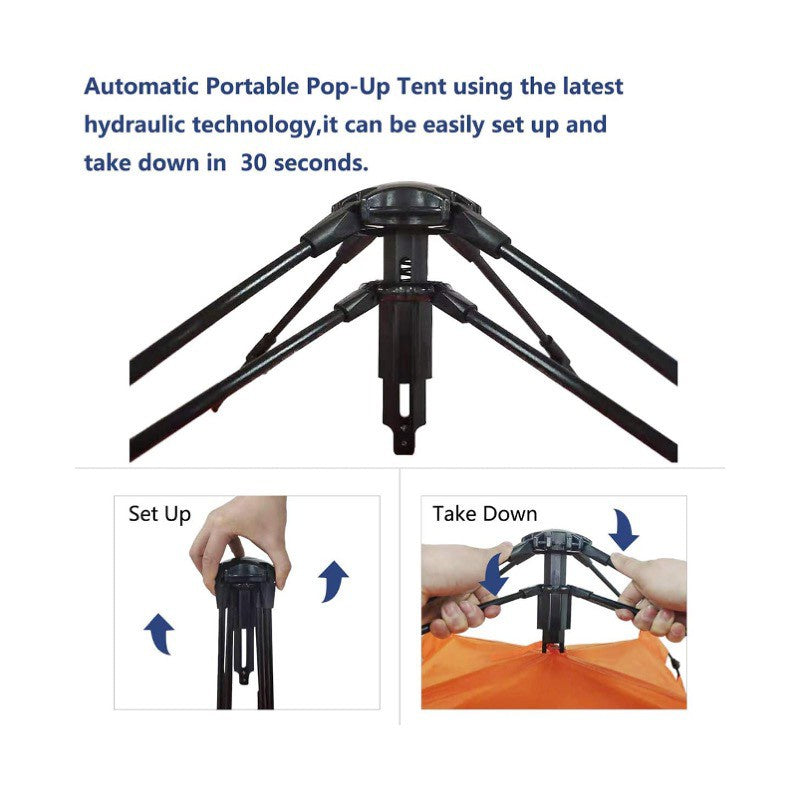 2Pax Auto Camping Tent - Easy Pop up