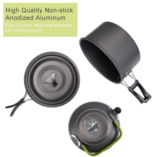 10 in 1 Camping Cookware