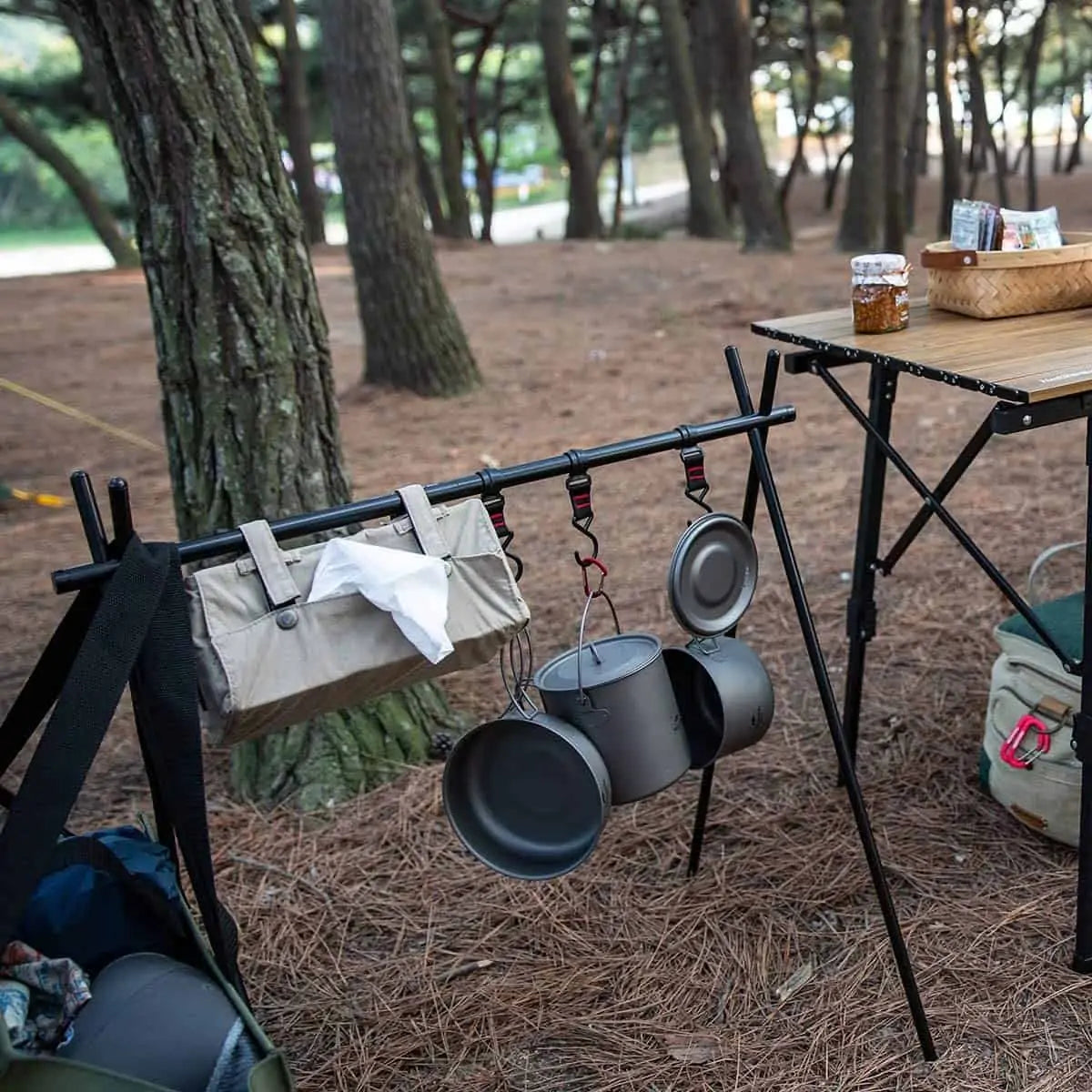 Camping Triangle Hanging Rack