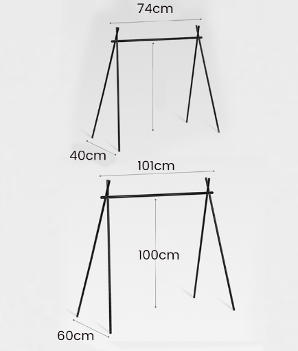 Camping Triangle Hanging Rack