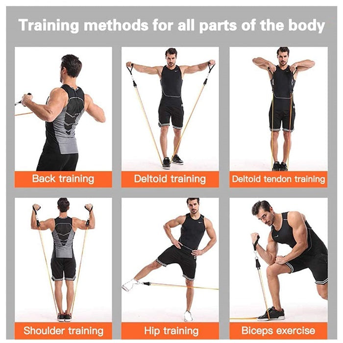 11pcs/set Resistance Bands
