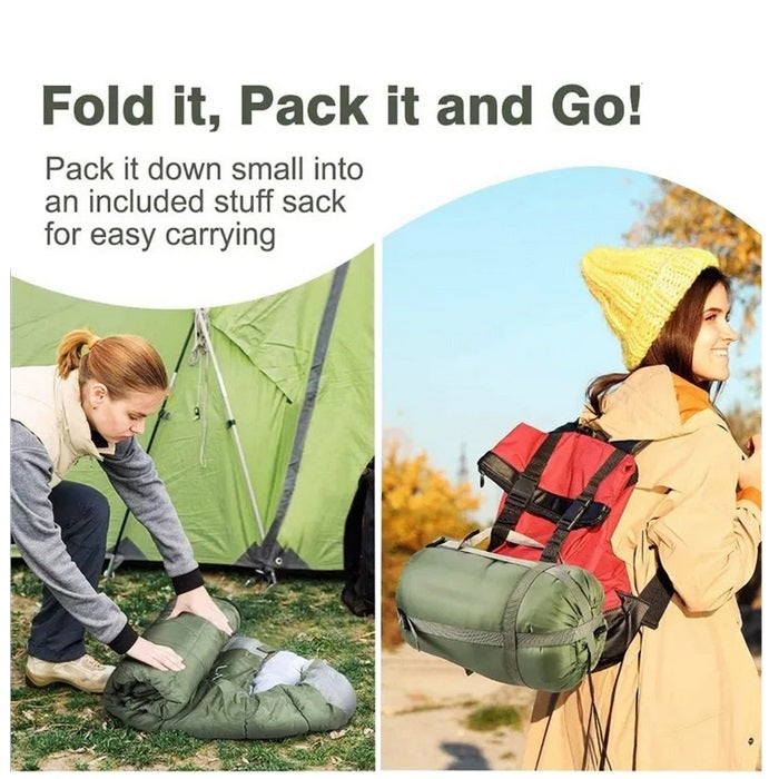 Sleeping Bag Ultralight Waterproof With Pillow