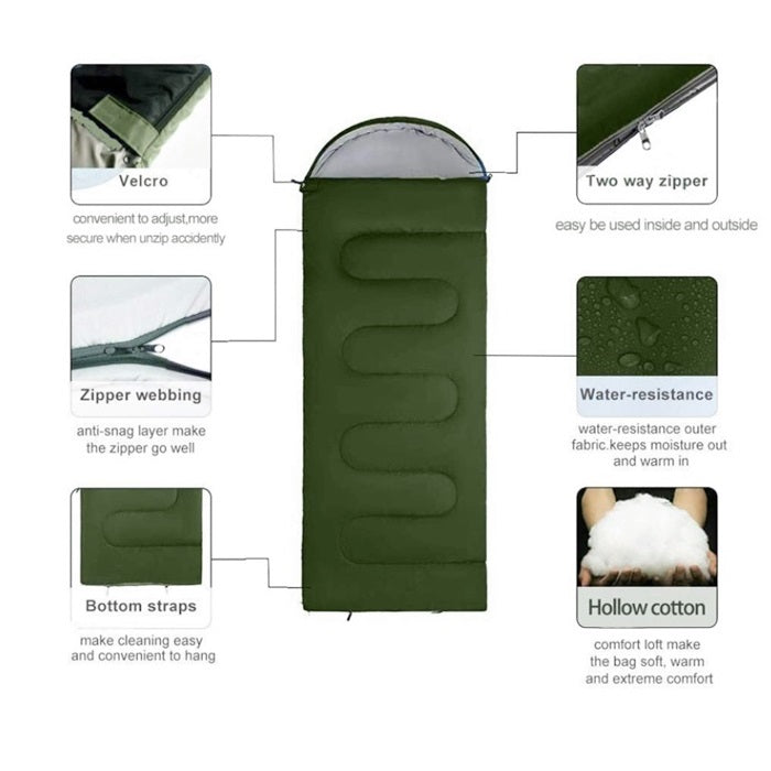 Sleeping Bag Ultralight Waterproof With Pillow