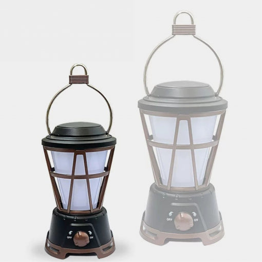Portable Camping Light Outdoor Lighting Retro Lantern for Camping Equipment  Vintage Tent Lamp LED Work Light USB Recharge Light