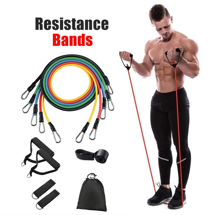 11pcs/set Resistance Bands