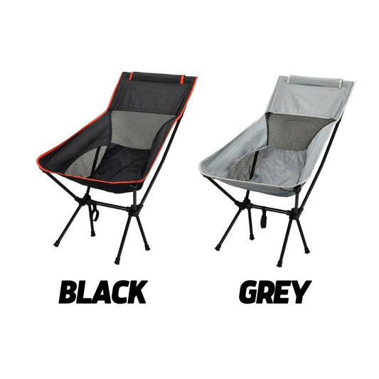 Lightweight Camping Moon Chair With Storage Bag (L)